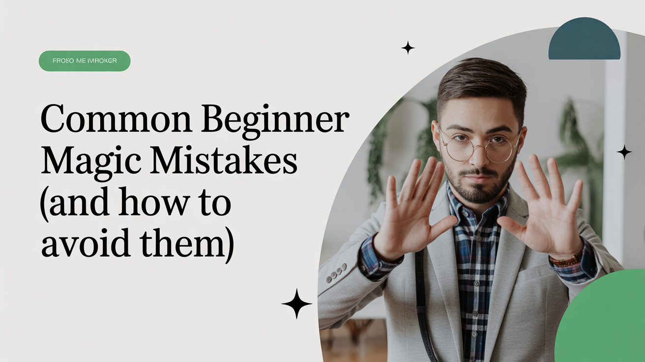 Common Beginner Magic Mistakes (and How to Avoid Them)
