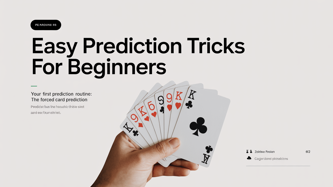 Your First Prediction Routine: The Forced Card Prediction