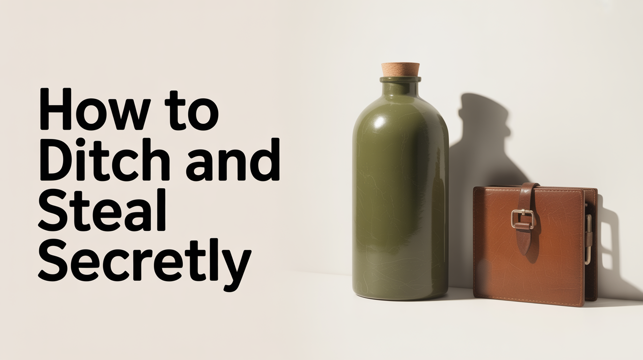 How to Ditch and Steal Objects Secretly